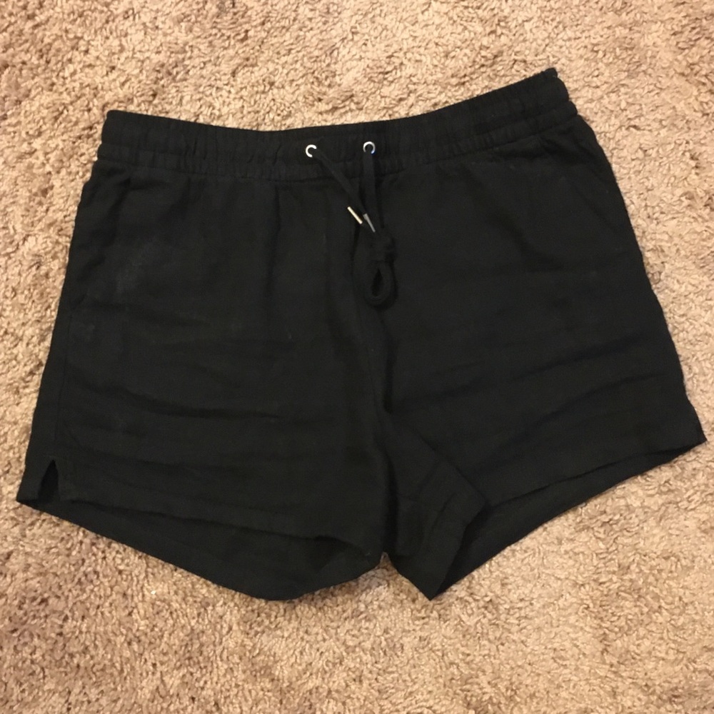 Black, comfy shorts!